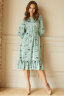 Платье 466/19, мята/ласточки