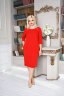 Платье 042, красный