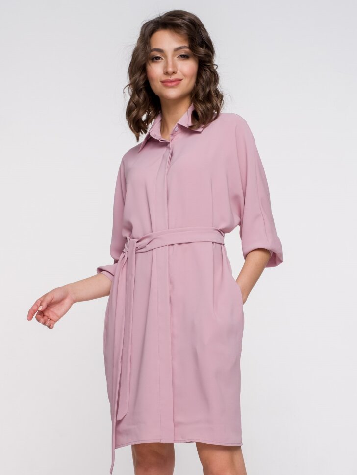 Платье 168/1-уценка, пыльная роза