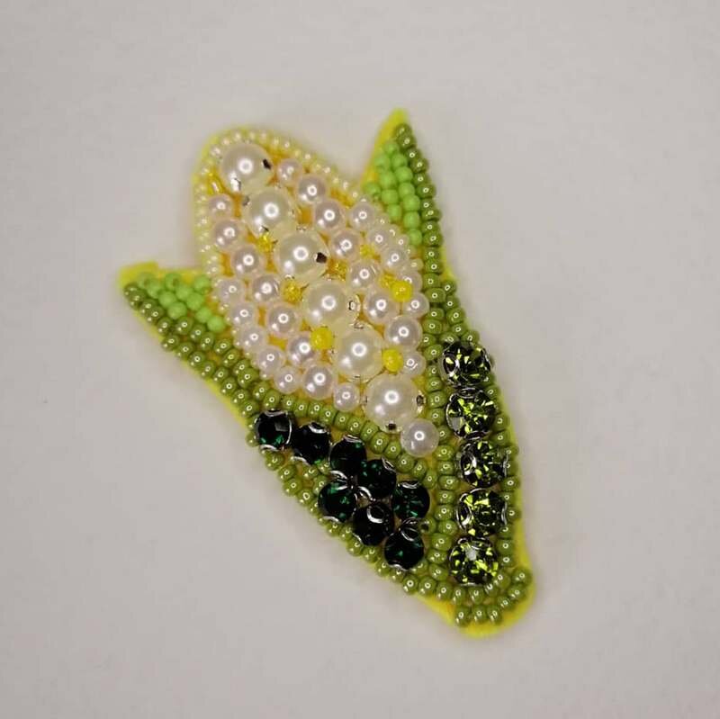 Брошь 961, кукуруза