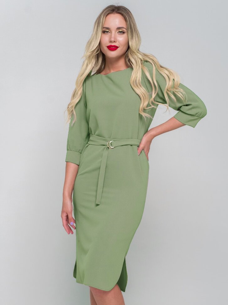 Платье 199-уценка, фисташка