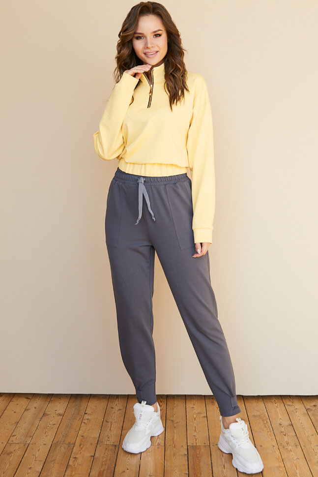 Костюм 2-483, желтый/антрацит