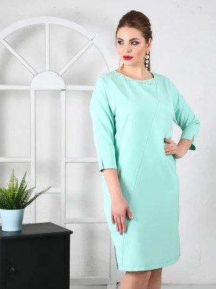 Платье 081/3-уценка, мятный