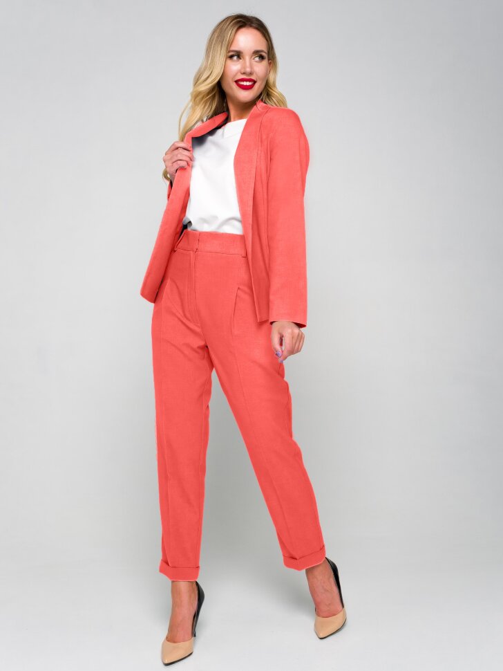 Брюки 163/3, коралловый