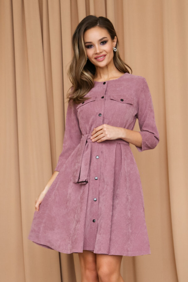 Платье 450/5, пыльный розовый