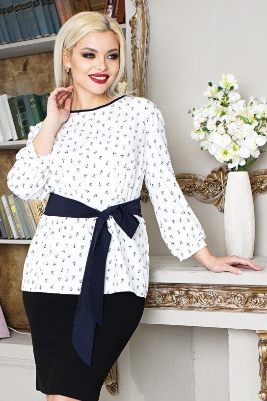 Блуза 051, белый