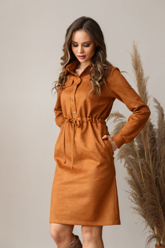 Платье 456/1, корица