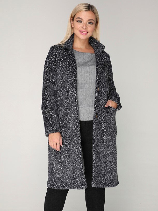 Пальто 241/1 графит/меланж