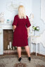 Платье 058, бордовый