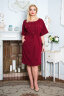 Платье 058, бордовый