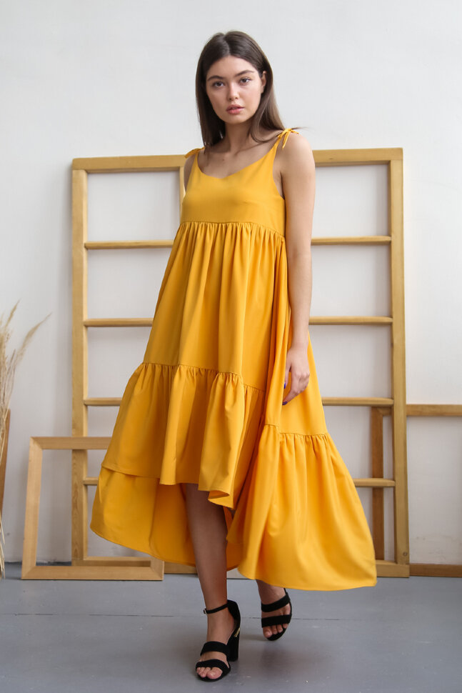 Сарафан 358, охра