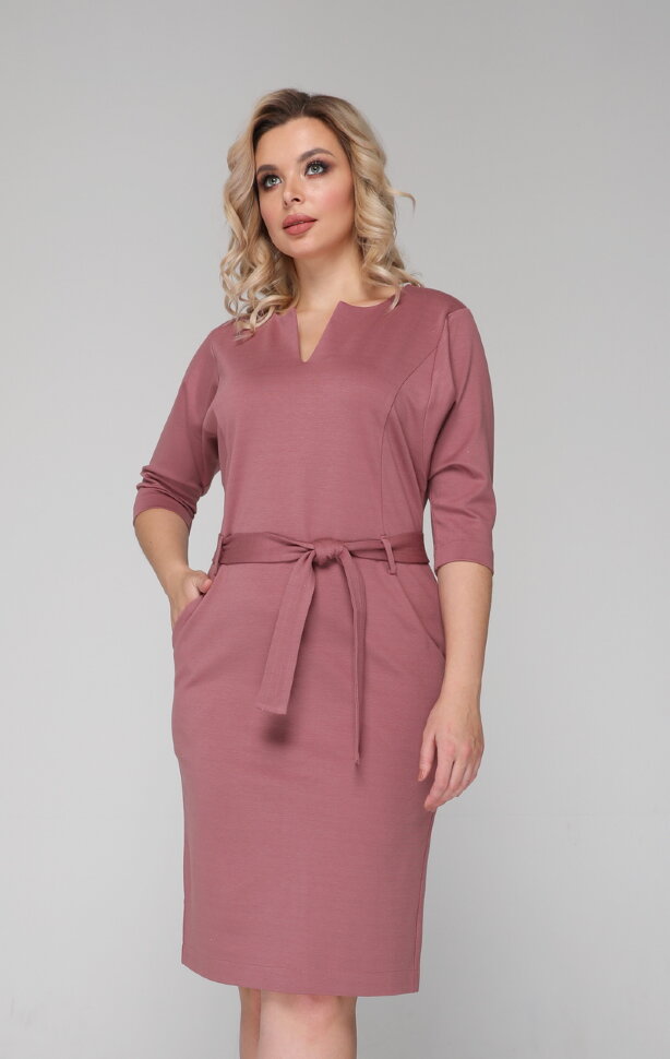 Платье 021/10-УЦ пыльная роза