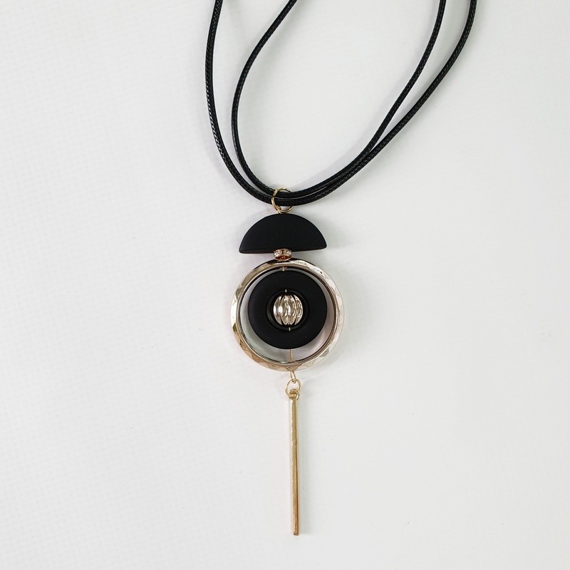 Подвеска 964, черная/золото