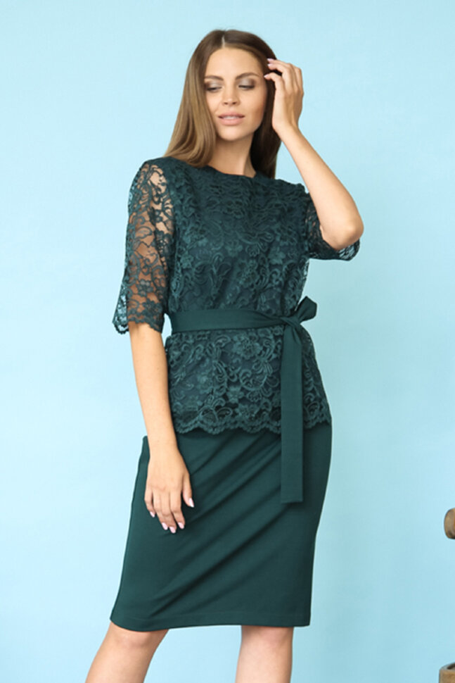 Костюм 2-307 тёмно-зелёный