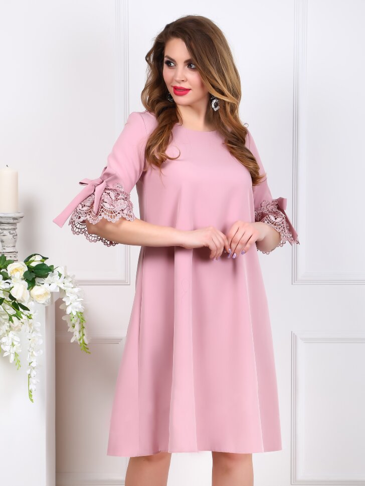 Платье 123, пыльная роза