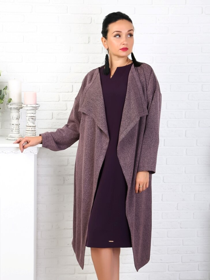 Кардиган 086, пыльная роза