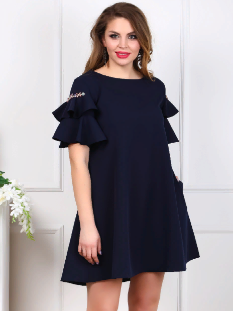 Платье 125, синий