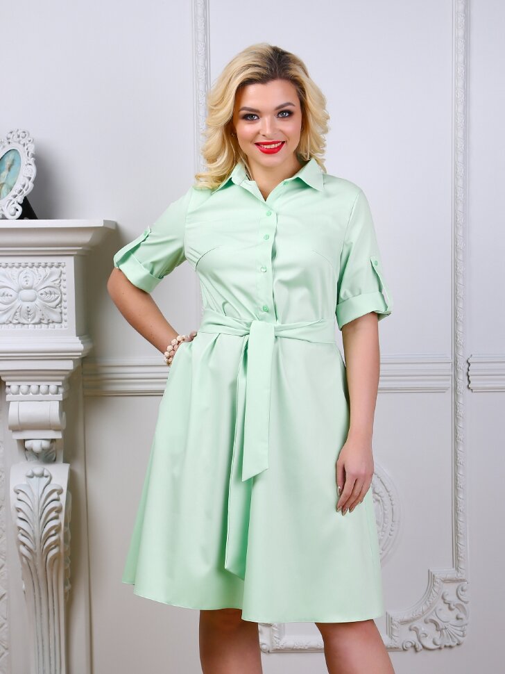 Платье 071, салатовый