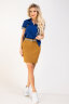 Костюм 2-343, синий/горчица
