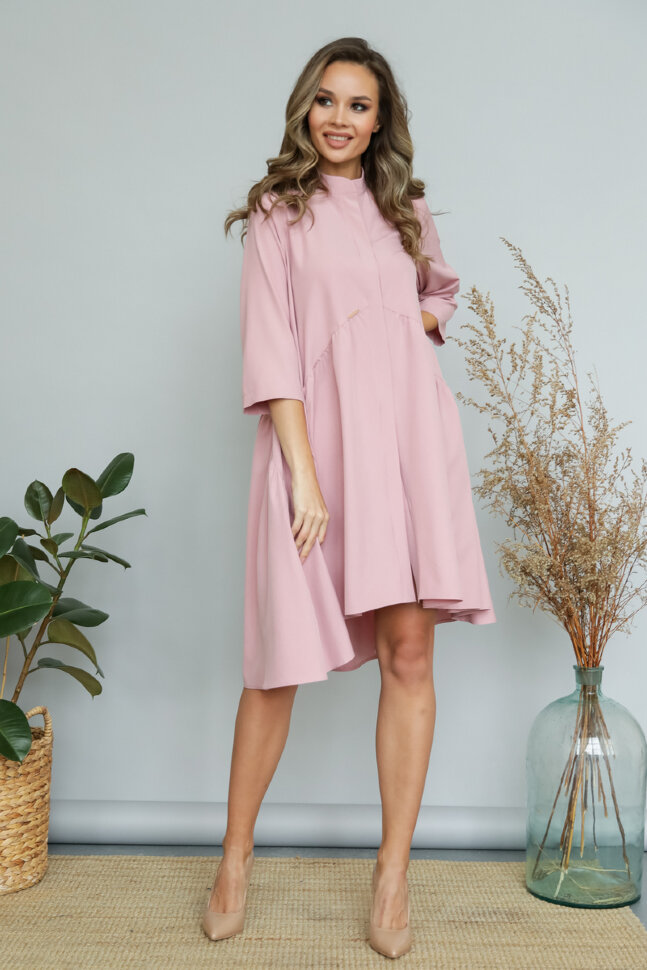 Платье 157/2, розовая пудра