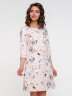 Платье 097/1, персик/принт