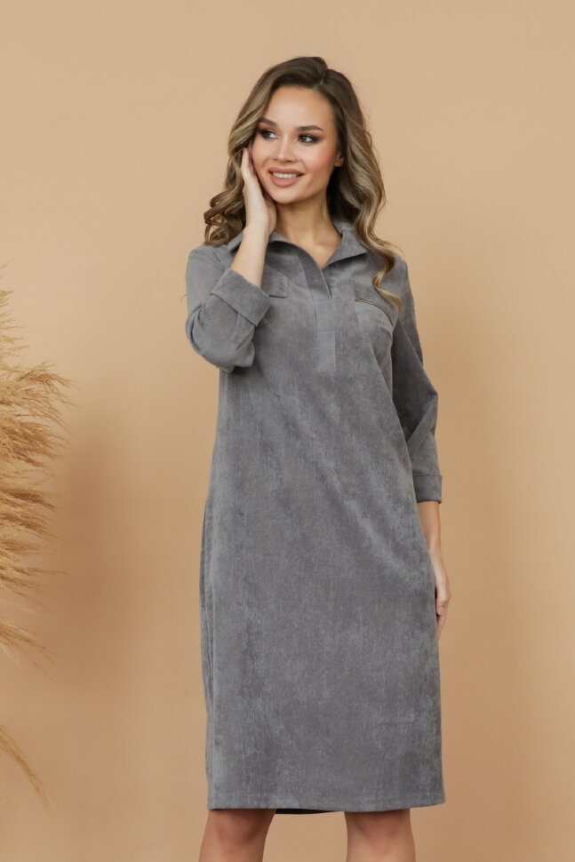 Платье 428-УЦ,серый