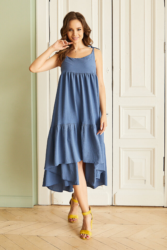 Сарафан 358/2, бриллиантово-синий