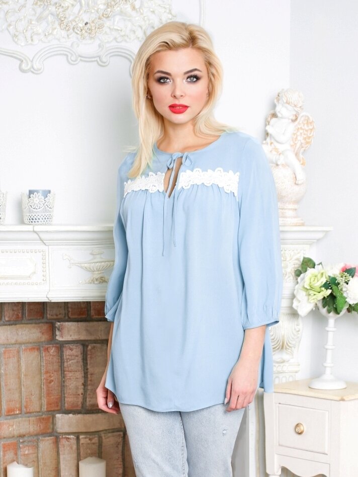 Туника 068, голубой