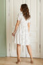 Платье 480/2, белый/горох
