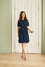Платье 122/6, темно-синий