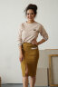 Костюм 2-254/1 горчица/бежевый