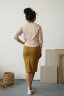 Костюм 2-254/1 горчица/бежевый