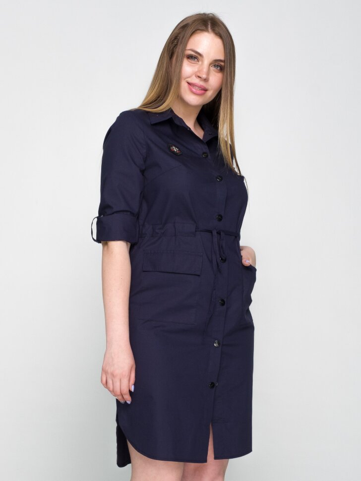 Платье 176, синий-уценка-д