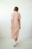 Платье 364, персик/малиновый