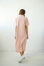 Платье 364, персик/малиновый