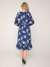 Платье 210 синий/принт