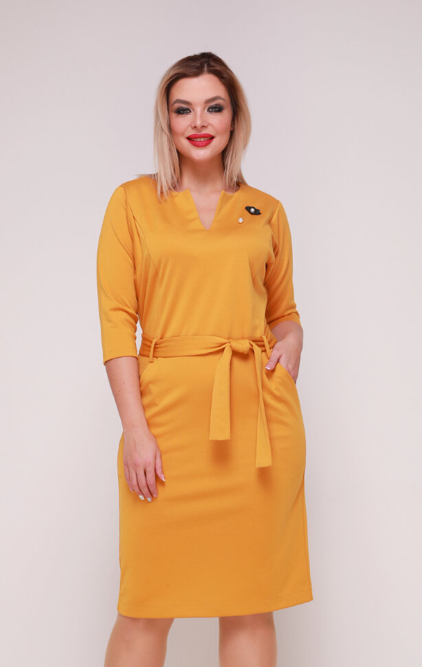 Платье 021/12 охра
