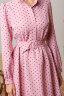 Платье 438, розовый/горох