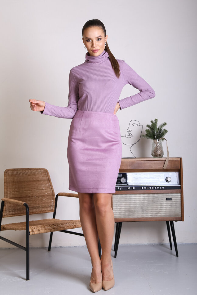 Юбка 191-1/3, сиреневый