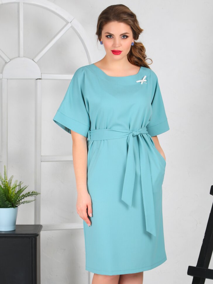 Платье 025/3 ПР пыльная мята