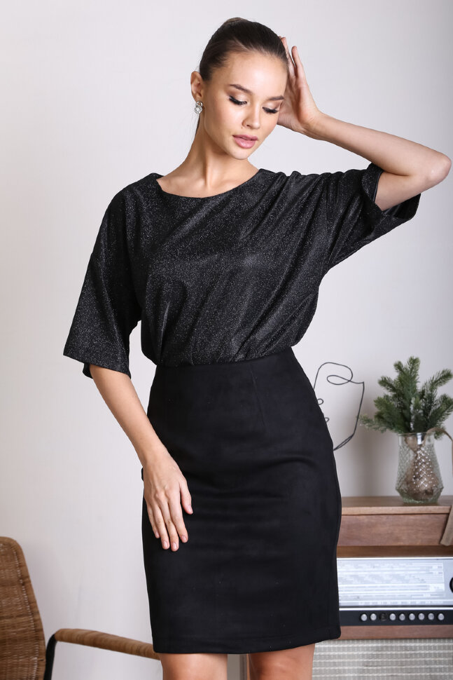 Юбка 191-1/1, черный