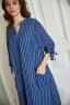 Платье 054/11, синий/полоска