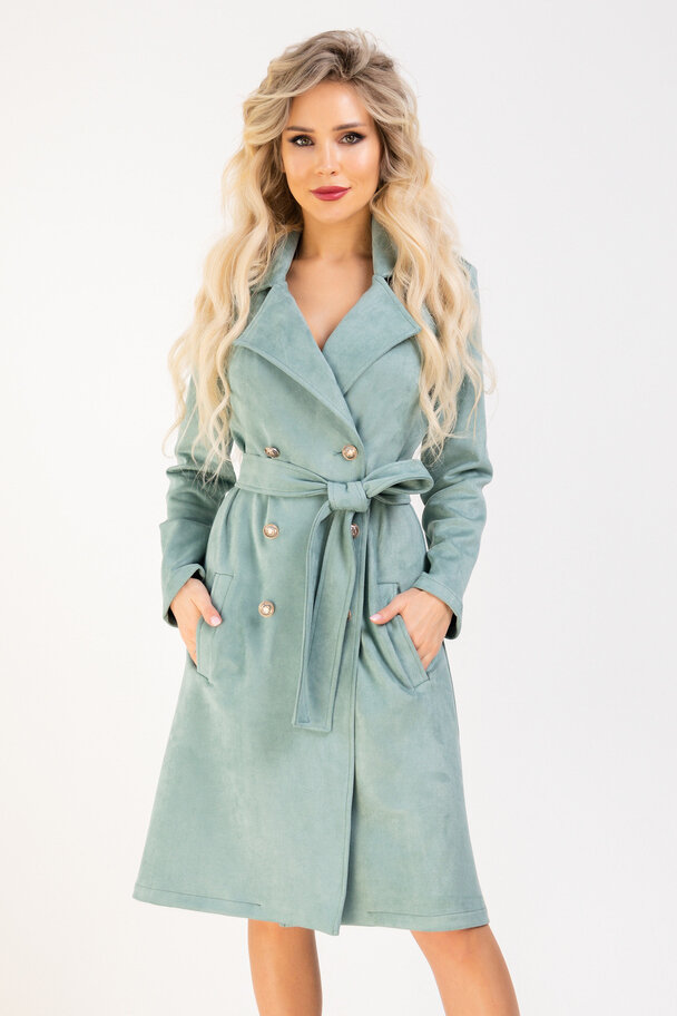 Тренч 208/4-УЦ пыльная мята