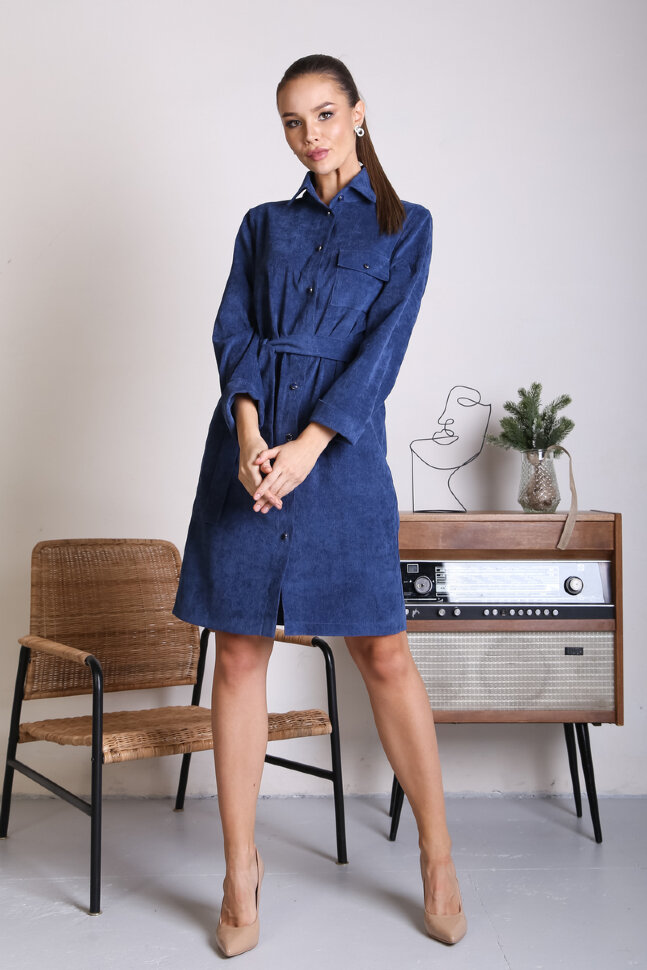 Платье 147/3, синий