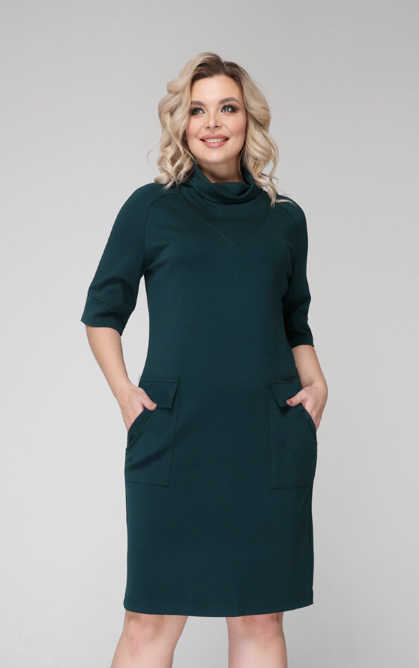 Платье 310/1-УЦ морская волна