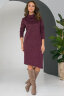 Платье 031-1, бордо/меланж