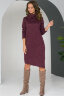 Платье 031-1, бордо/меланж