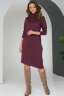 Платье 031-1, бордо/меланж