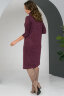 Платье 031-1, бордо/меланж