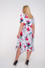 Платье 169, белый/цветы